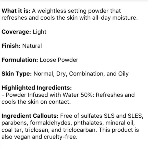 NWT BECCA Hydro Mist Set and Refresh Powder Full Size. Color: Golden Bronze - Picture 6 of 8